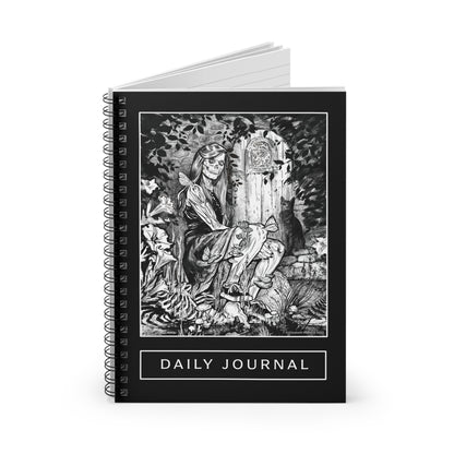 Daily Journal Spiral Bound Notebook Ruled Line Diary