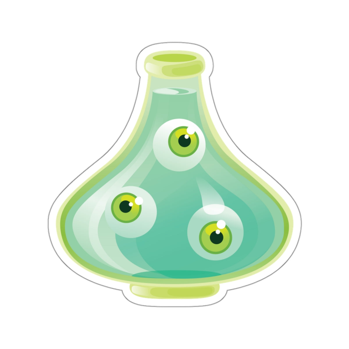 Night Sight Potion Bottle 3" x 3" Sticker