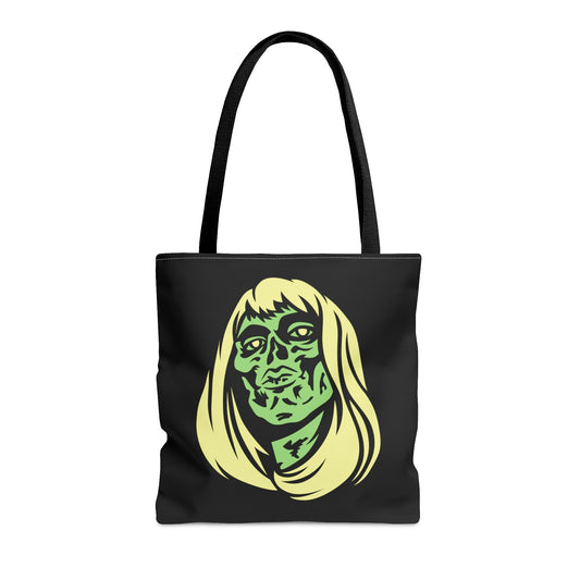 Zombie Horror Girl Tote Bag | Medium