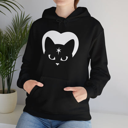 Celestial Cat Unisex Heavy Blend™ Hooded Sweatshirt | S-5XL