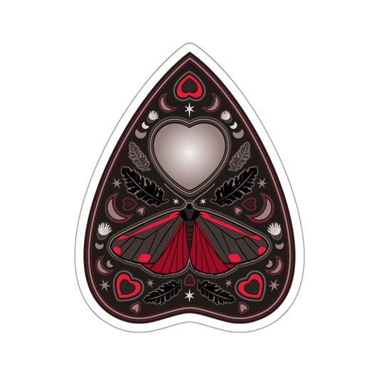 Planchette Sticker | Cinnabar Moth 3" x 3"