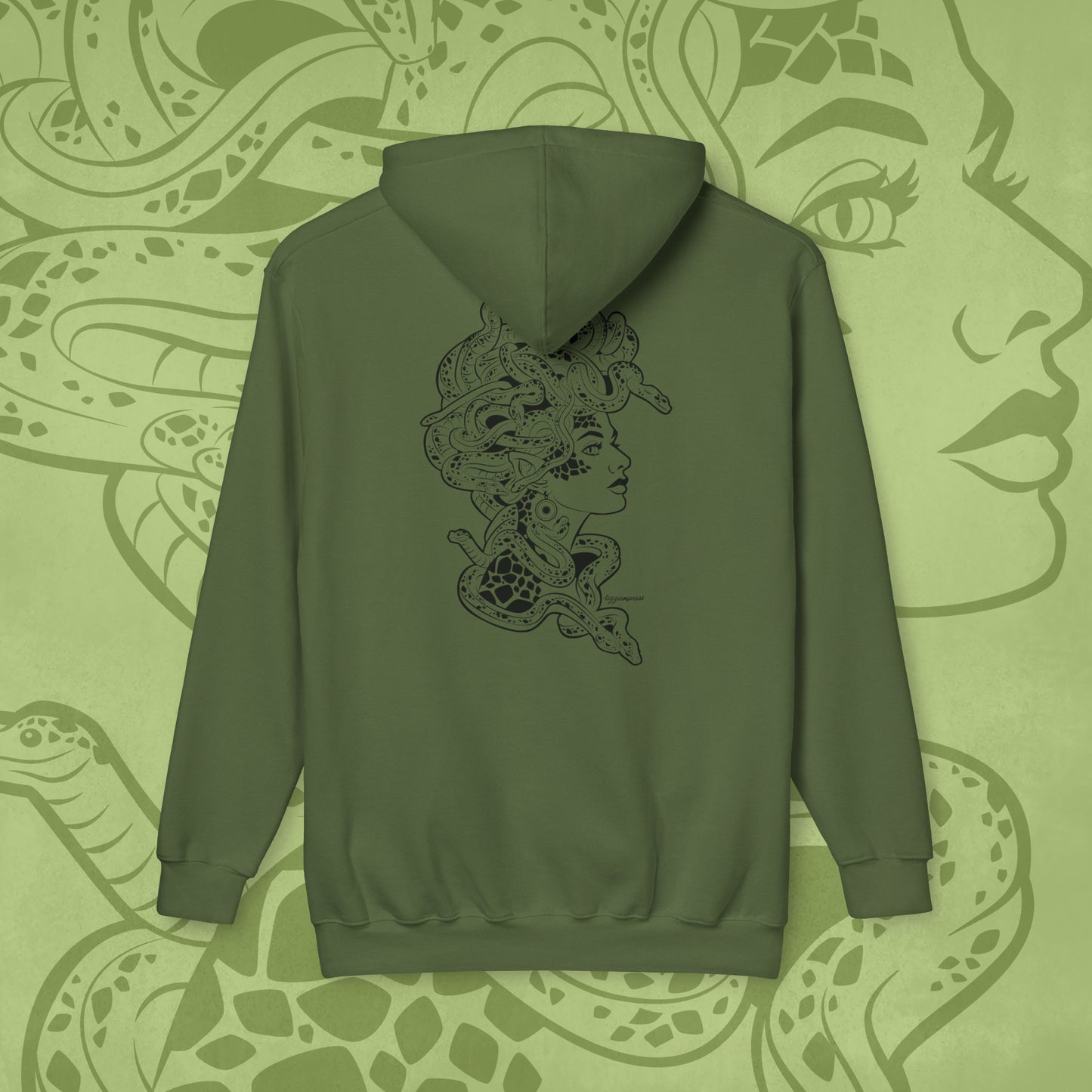 Exclusive Medusa Hooded Sweatshirt Made in the USA | 3 Colors | S-4XL