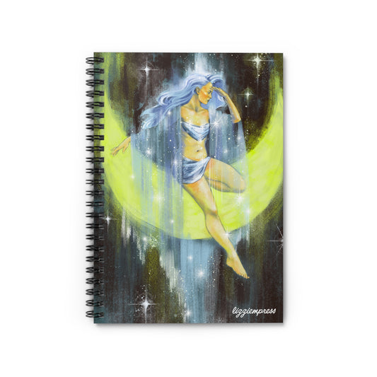 Moon Goddess Ruled Line Notebook