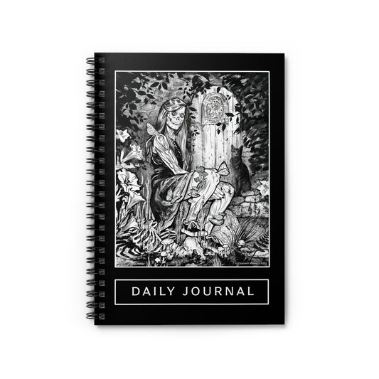 Daily Journal Spiral Bound Notebook Ruled Line Diary