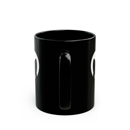 Celestial Cat Black Mug (11oz)