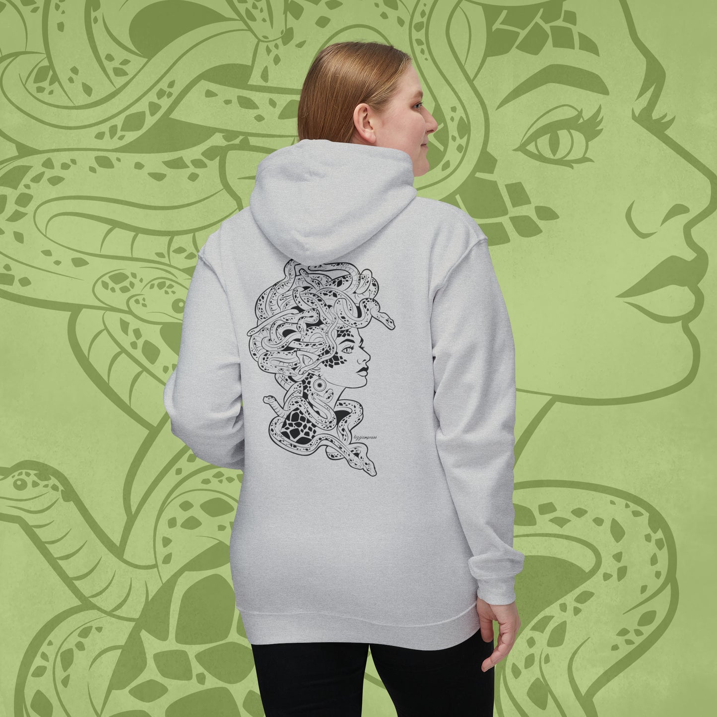 Exclusive Medusa Hooded Sweatshirt Made in the USA | 3 Colors | S-4XL