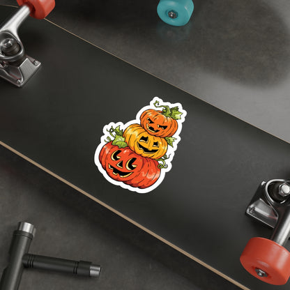 JUMBO Jack-o'-lantern Tower Die-Cut Stickers