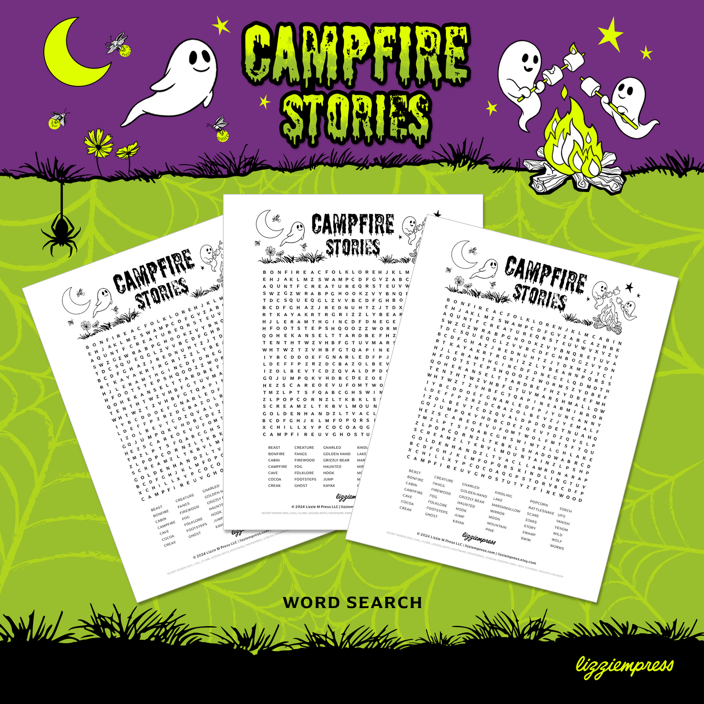 Campfire Stories Word Search