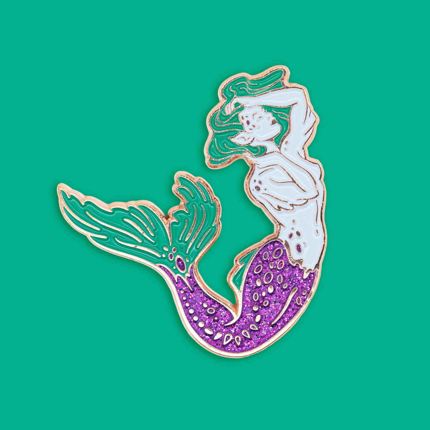 Crimson Siren Enamel Pin